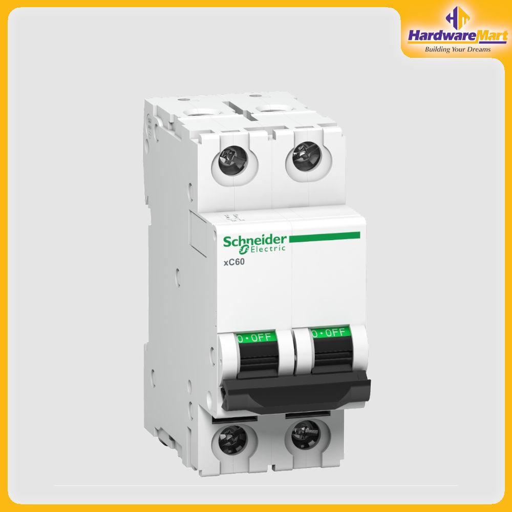 MCB: 40A (2 Pole) Mini Circuit Breaker - Schneider | HardwareMart