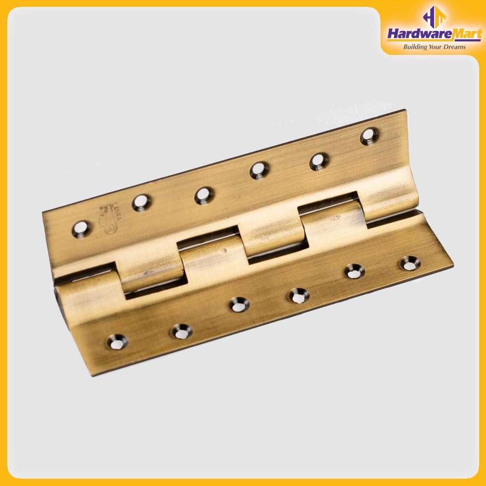 Brass Hinges: Railway Hinges Antique (4 x 2 1/2) - SS Group