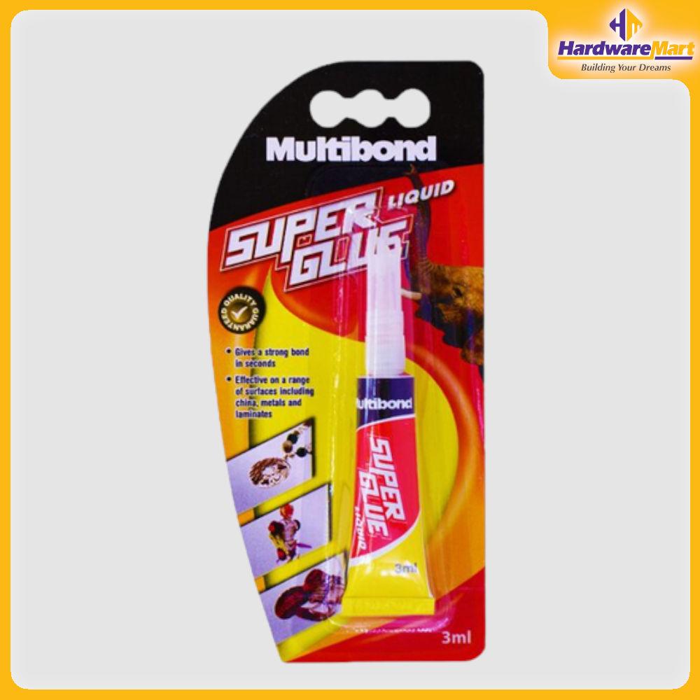 Adhesive Super Glue Liquid 3ml Multibond Hardwaremart