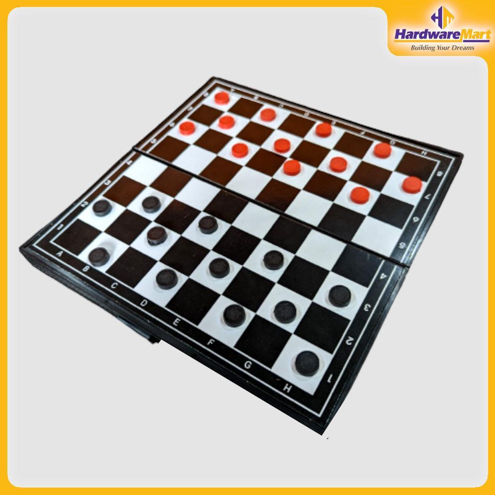 Indoor Games: Chess Set (3 in 1) Folding Board | HardwareMart
