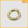 Yellow zinc plated spring washers 1