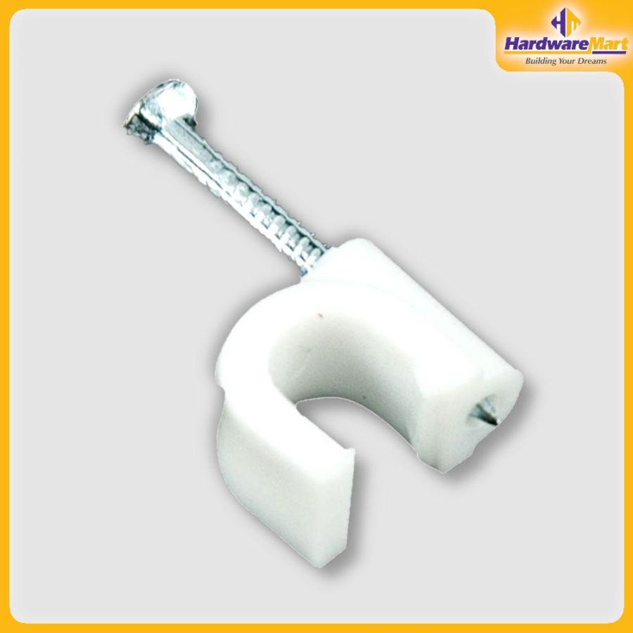 Electrical Wire Clips (5mm 12mm) HardwareMart