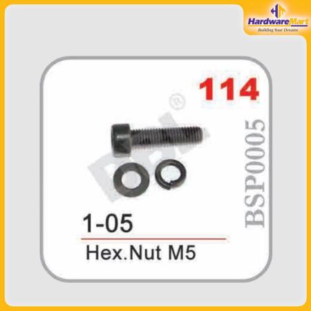 Hex-Nut-M5-BSP0005