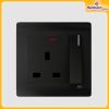 13A-Switched-Socket-Outlet-with-Neon-Black Matti-Elegance-Series-ACL-Hardwaremart